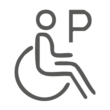 Ikona miejsca parkingowe dla niepelnosprawnych