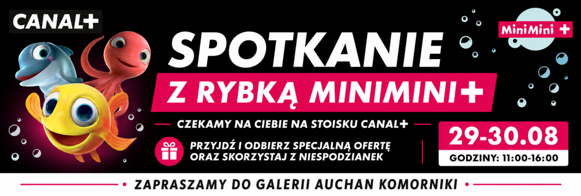 Rybka MiniMini zaprasza dzieci wraz z rodzicami!