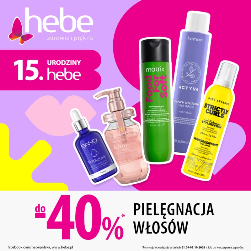 Pielęgnacja włosów do - 40%