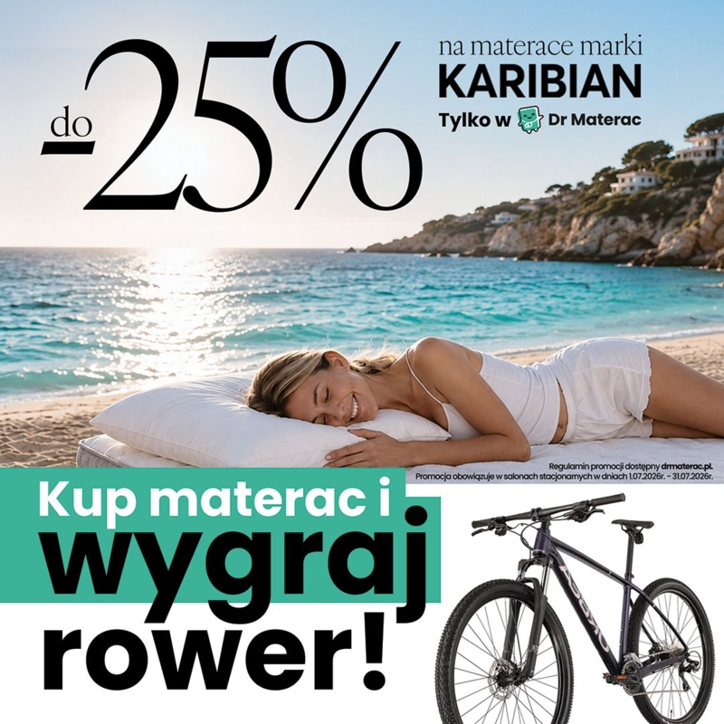 Tylko teraz w Dr Materac zyskujesz PODWÓJNIE!