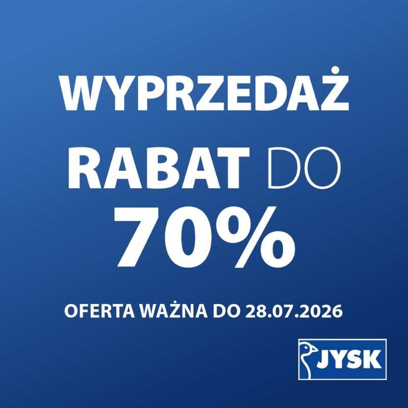 Letnia wyprzedaż w JYSK trwa!