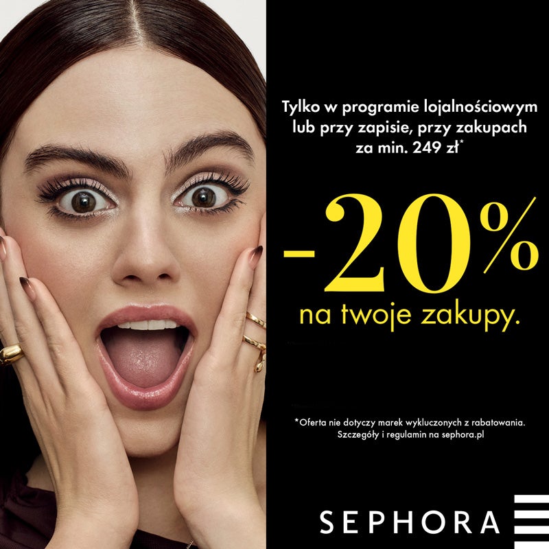 Już teraz skorzystaj z oferty -20% przy zakupach za min. 249 zł*