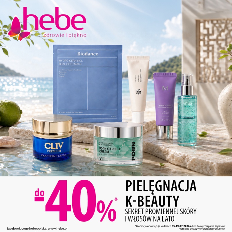 Do – 40% PIELĘGNACJA K-BEAUTY SEKRET PROMIENNEJ SKÓRY I WŁOSÓW NA LATO